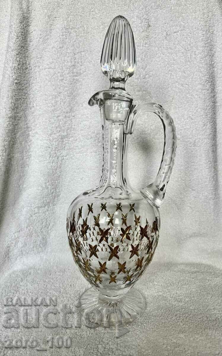 Crystal decanter, (ever) handmade
