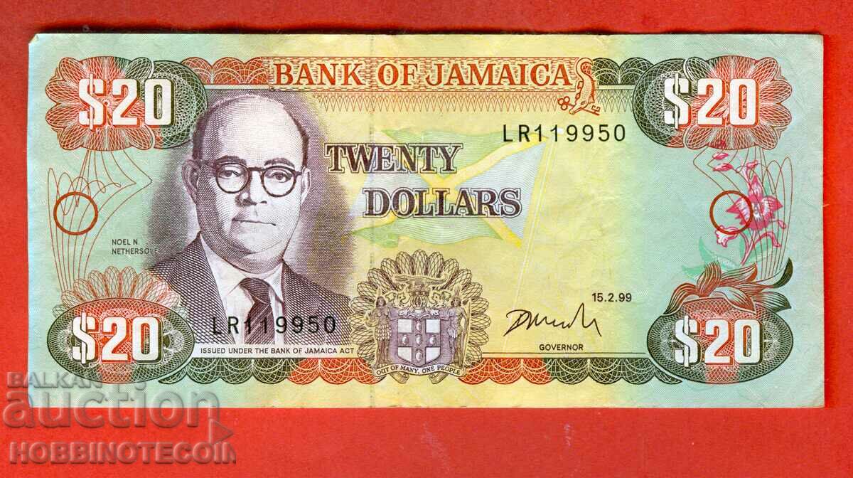 JAMAICA JAMAICA Emisiune de 20 USD 1992