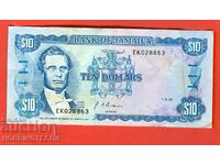 JAMAICA JAMAICA Emisiune de 10 USD 1992