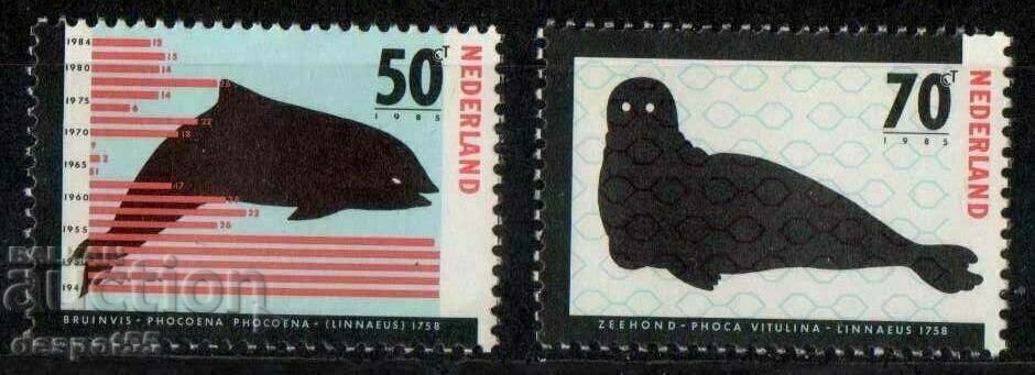 1985. Нидерландия. Застрашени животни.
