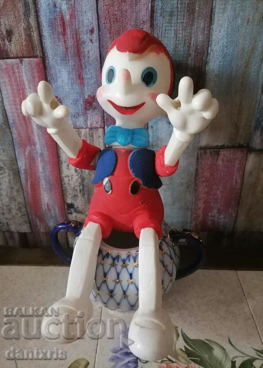 Retro Bulgarian toy Pinocchio