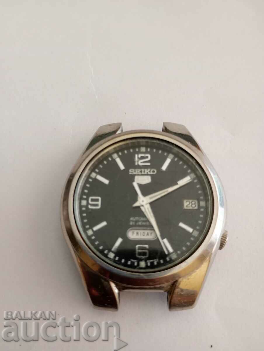 Мъжки японски автоматичен часовник SEIKO 5 21JEWEL 7S26-02F0