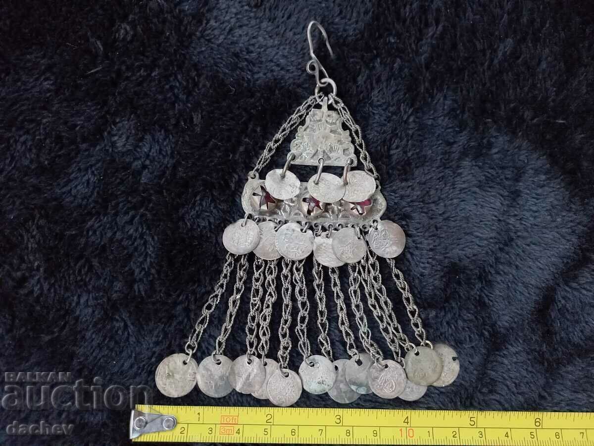 Old Silver Revival-era filigree brooch ornament costume 19th Century - 5 Old Silver Revival-era filigree brooch ornament costume 19th Century - 5