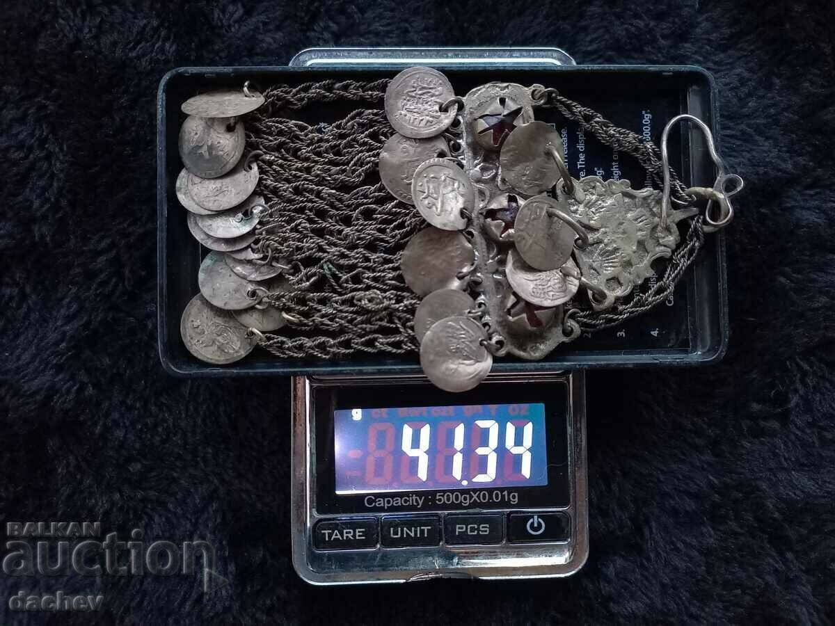 Old Silver Revival-era filigree brooch ornament costume 19th Century - 7 Old Silver Revival-era filigree brooch ornament costume 19th Century - 7