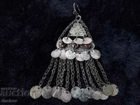 Old Silver Revival-era filigree brooch ornament costume 19th Century