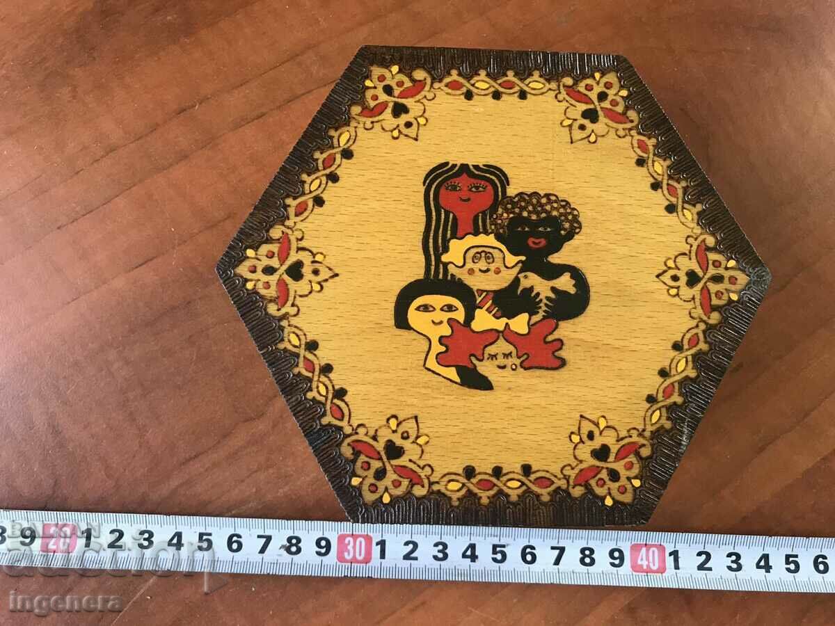 BOX WOOD PYROGRAPH DRAWING ANTIQUE FROM SOCA MOSTRA with price 42.00 BGN | € 21.47 BOX WOOD PYROGRAPH DRAWING ANTIQUE FROM SOCA MOSTRA with price 42.00 BGN | € 21.47