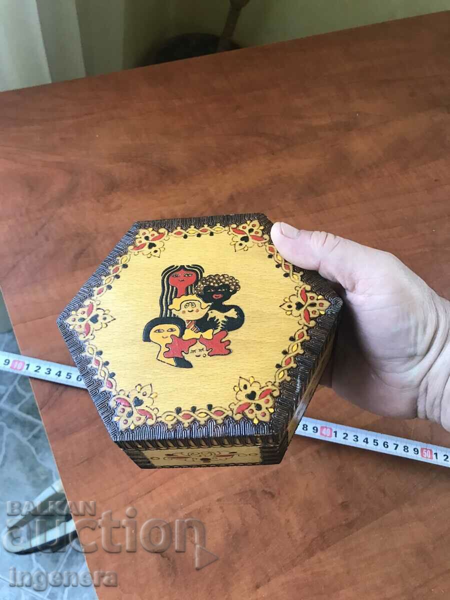 Delivery of BOX WOOD PYROGRAPH DRAWING ANTIQUE FROM SOCA MOSTRA Delivery of BOX WOOD PYROGRAPH DRAWING ANTIQUE FROM SOCA MOSTRA