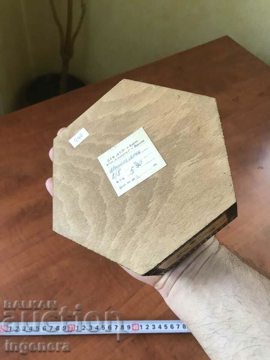 BOX WOOD PYROGRAPH DRAWING ANTIQUE FROM SOCA MOSTRA - 6 BOX WOOD PYROGRAPH DRAWING ANTIQUE FROM SOCA MOSTRA - 6