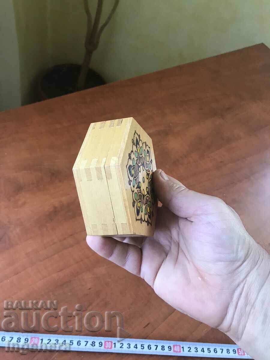 BOX WOOD PYROGRAPH DRAWING ANTIQUE FROM SOCA MOSTRA - 5 BOX WOOD PYROGRAPH DRAWING ANTIQUE FROM SOCA MOSTRA - 5