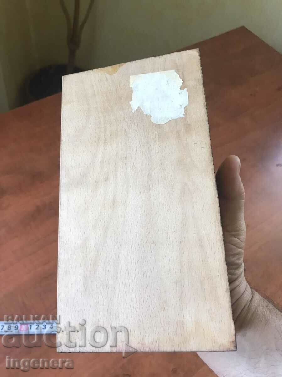 BOX WOOD PYROGRAPH DRAWING ANTIQUE FROM SOCA MOSTRA - 6 BOX WOOD PYROGRAPH DRAWING ANTIQUE FROM SOCA MOSTRA - 6