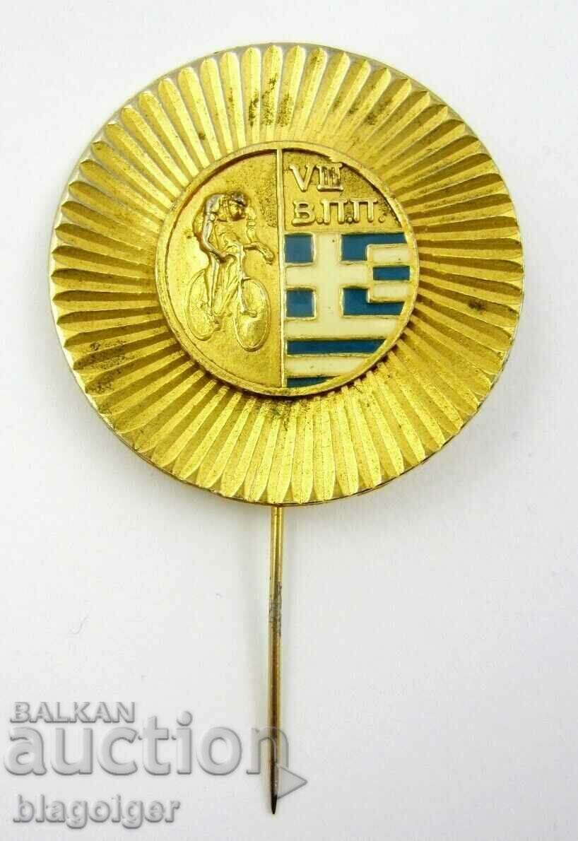 CYCLING-OLD BADGE-TOUR OF GREECE