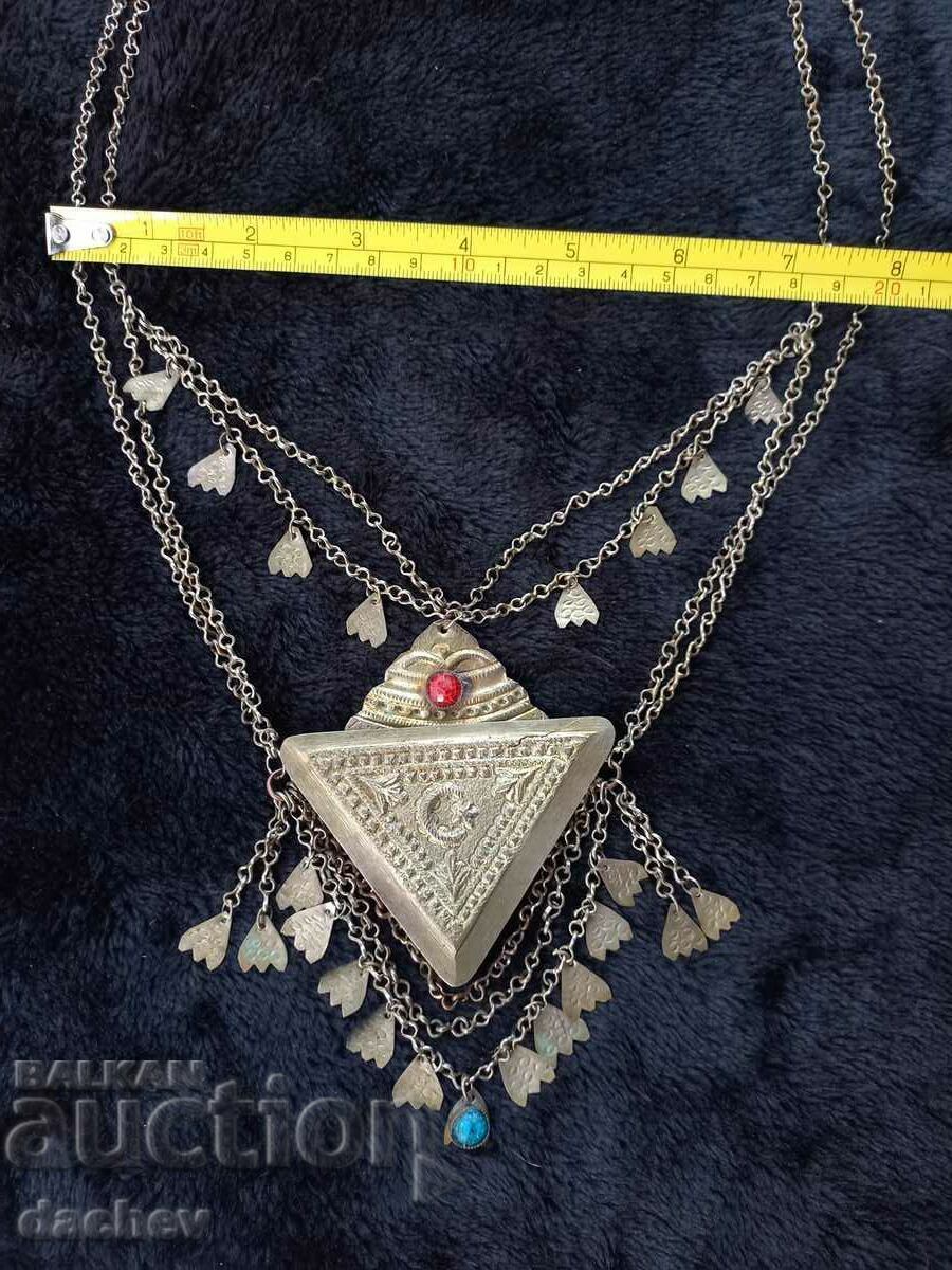 Bijuterii de costume din argint vechi Rhodope Revival 19C - 5