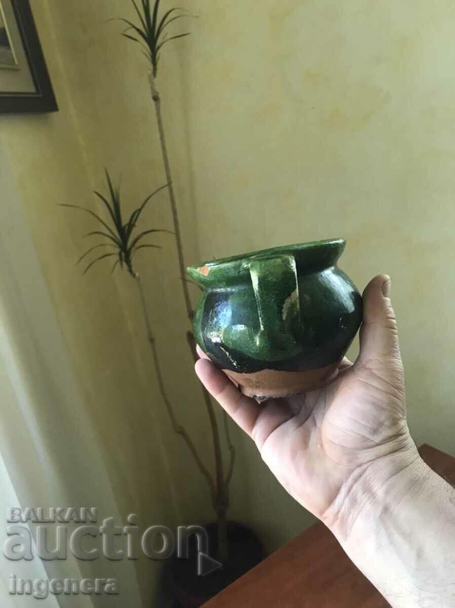 CERAMIC DISH CLAY JUG POT - 6 CERAMIC DISH CLAY JUG POT - 6