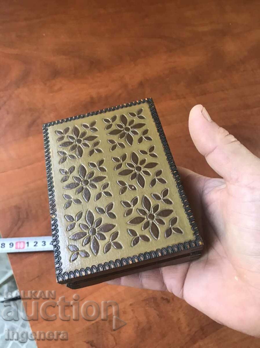 Delivery of BOX WOOD PYROGRAPH DRAWING ANTIQUE FROM SOCA MOSTRA