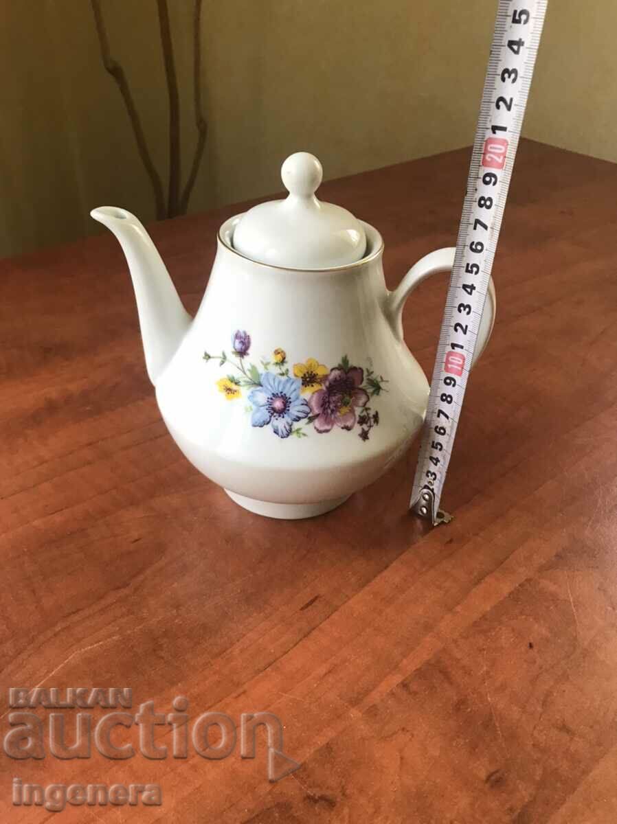 PORCELAIN KETTLE KANA BULGARIA with price 25.00 BGN | € 12.78 PORCELAIN KETTLE KANA BULGARIA with price 25.00 BGN | € 12.78