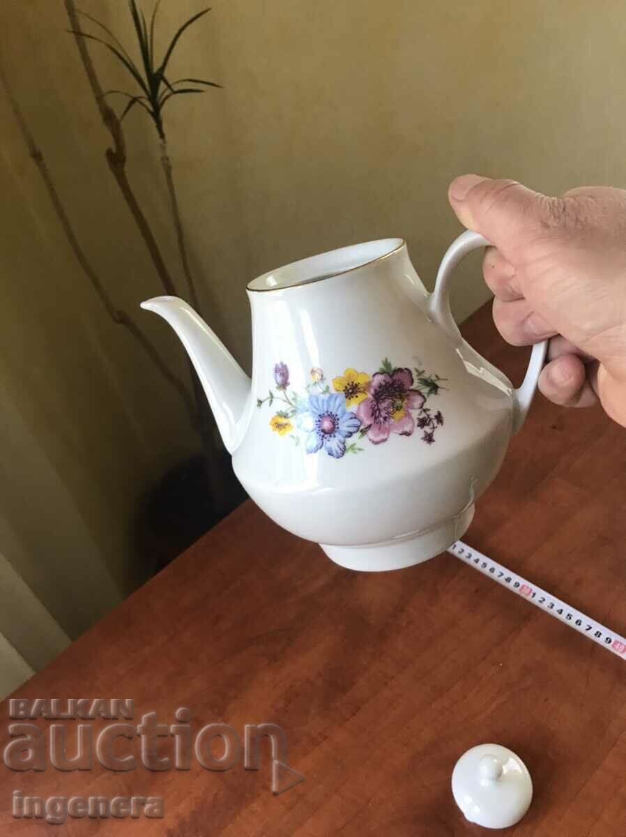 PORCELAIN KETTLE KANA BULGARIA - 6 PORCELAIN KETTLE KANA BULGARIA - 6