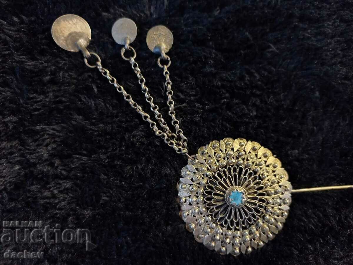 RENAISSANCE MERCURY PLATED HAIR PIN - TOP CONDITION! with price 210.00 BGN | € 107.37 RENAISSANCE MERCURY PLATED HAIR PIN - TOP CONDITION! with price 210.00 BGN | € 107.37