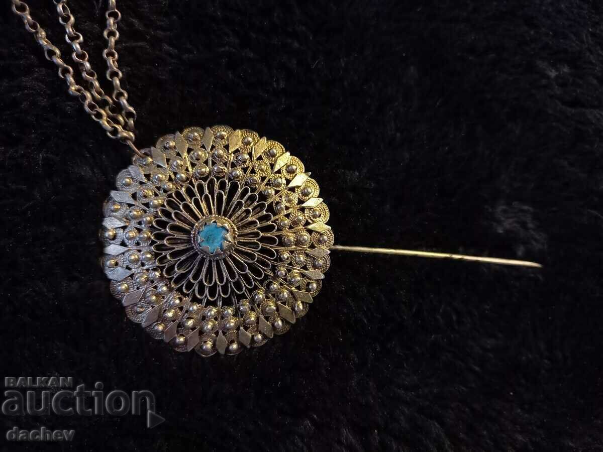 Auction RENAISSANCE MERCURY PLATED HAIR PIN - TOP CONDITION! Auction RENAISSANCE MERCURY PLATED HAIR PIN - TOP CONDITION!