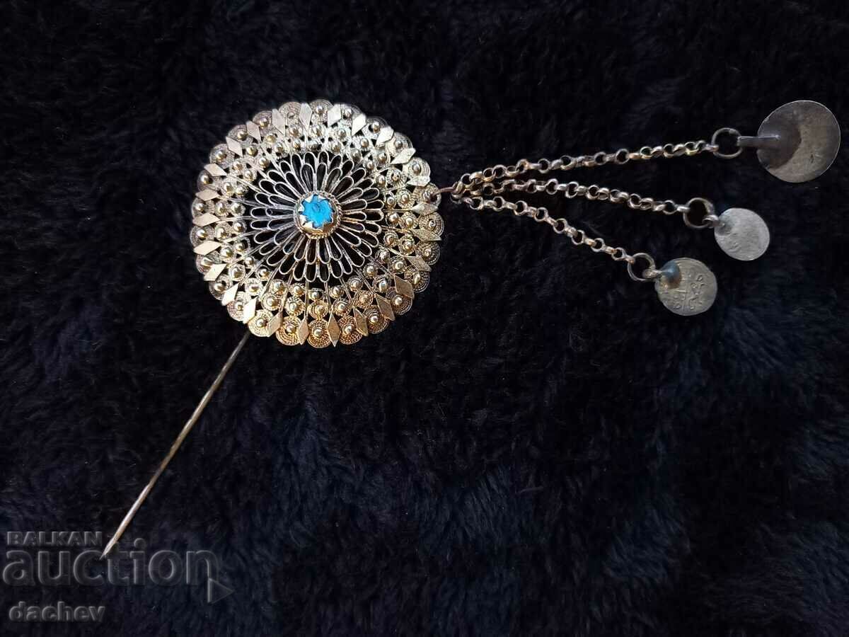 Delivery of RENAISSANCE MERCURY PLATED HAIR PIN - TOP CONDITION! Delivery of RENAISSANCE MERCURY PLATED HAIR PIN - TOP CONDITION!