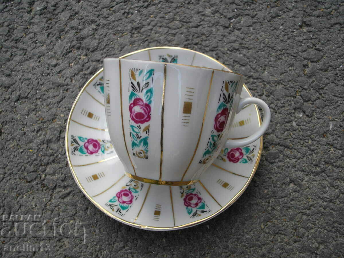 Delivery of USSR PORCELAIN CUP AND SAUCE LFZ LFZ USSR Delivery of USSR PORCELAIN CUP AND SAUCE LFZ LFZ USSR