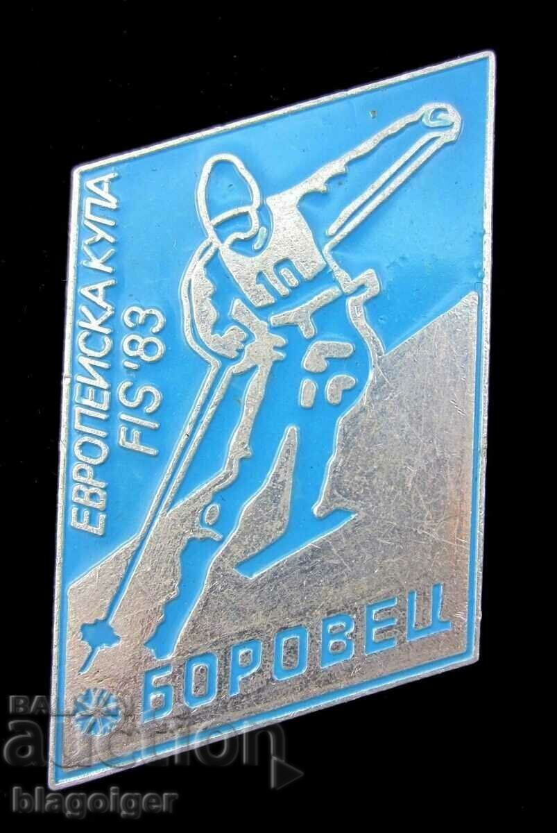 FIS-Cupa Europeană de Schi-Borovets-1983-Ecuson oficial