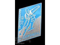 FIS-European Ski Cup-Borovets-1983-Official badge