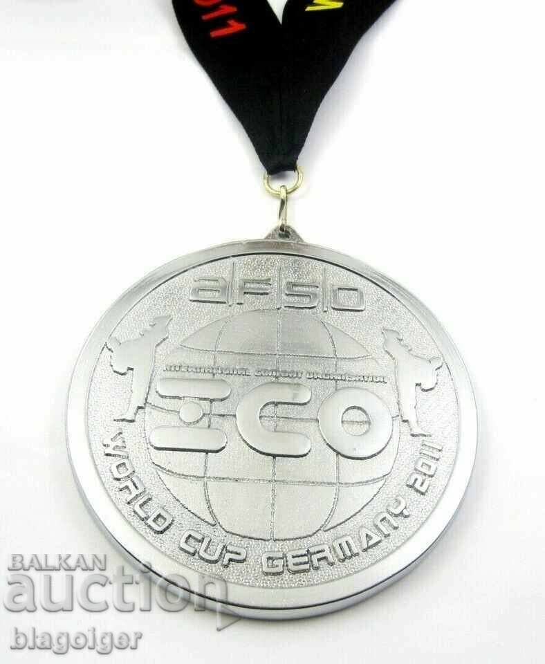 Delivery of 2011 AFSO K-1 MMA World Cup-Silver Medal-2nd place