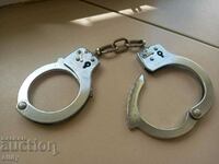 Police steel handcuffs