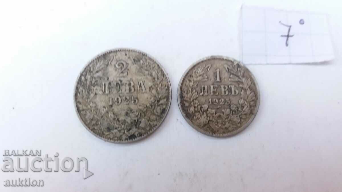 LOT OF 1 AND 2 LEVA 1925 YEAR