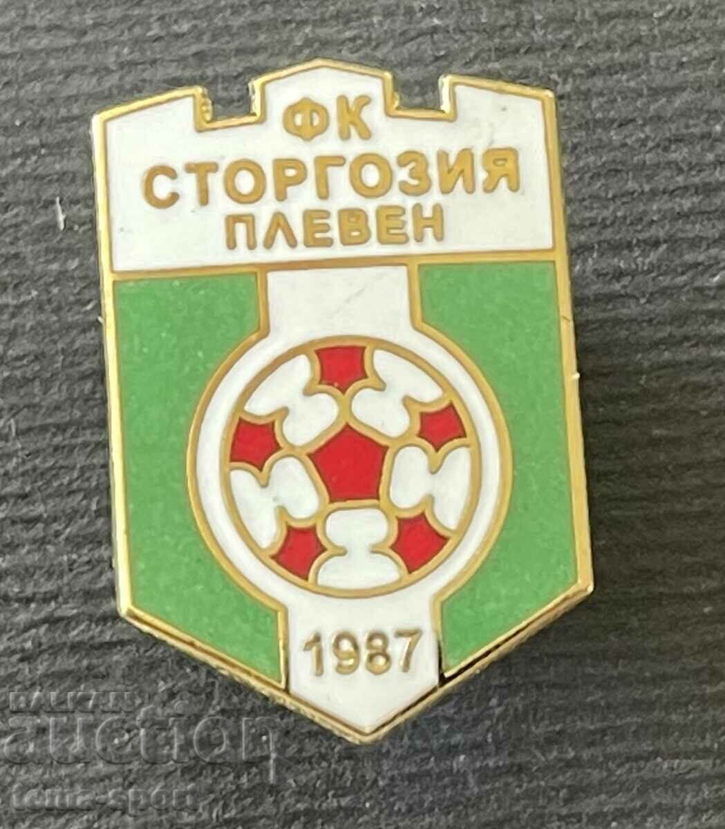 686 Bulgaria sign Football club Storgozia Pleven enamel
