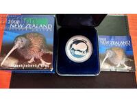 Argint 1 oz Kiwi 2008 Proof Noua Zeelandă