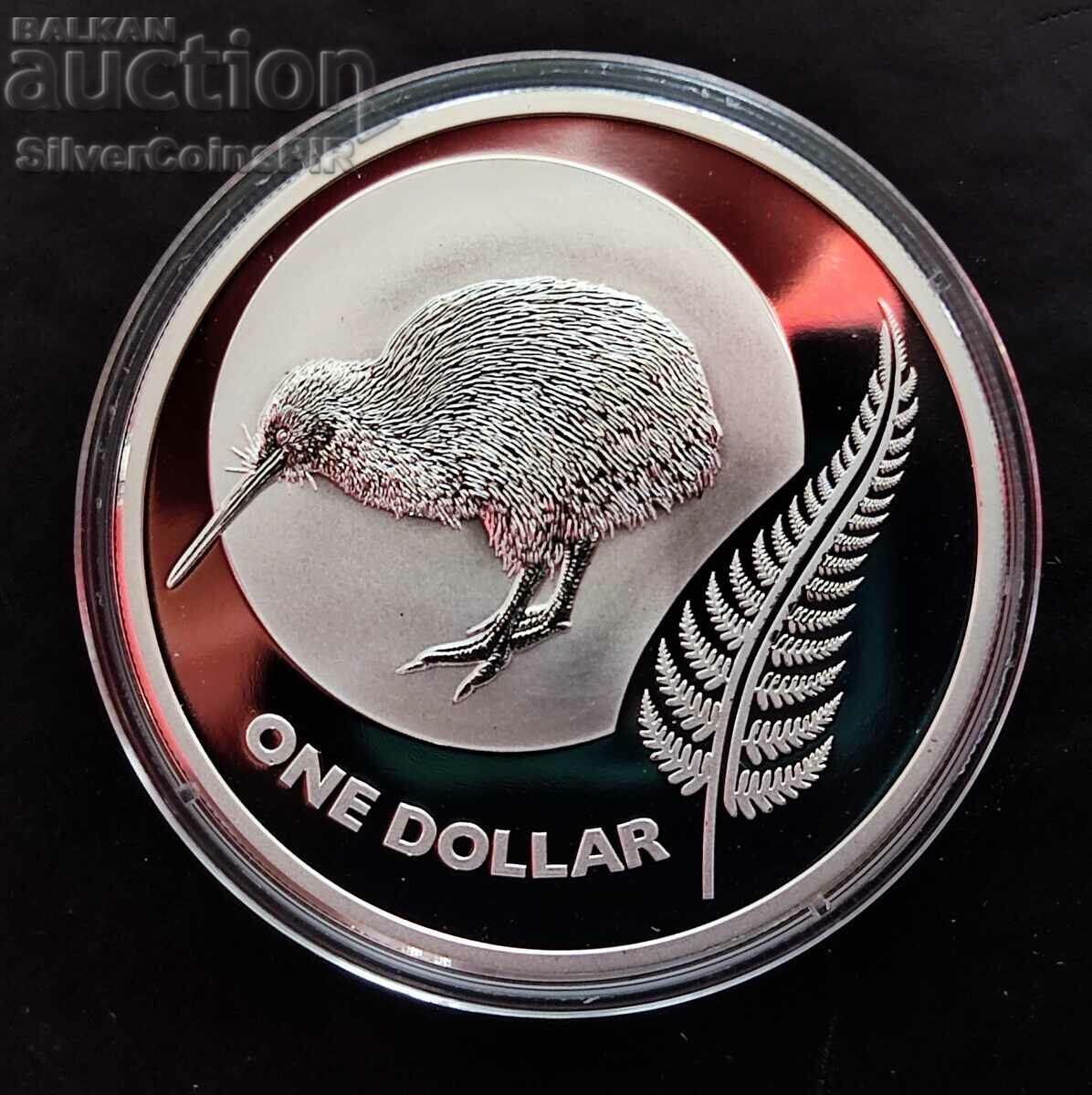 Argint 1 oz Kiwi 2011 Proof Noua Zeelandă