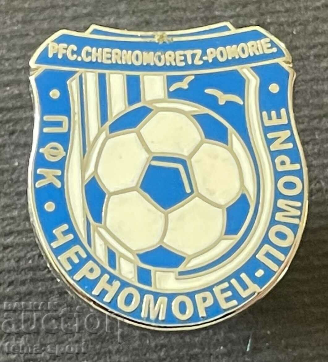 697 Bulgaria Sign Football Club Chernomorets Pomorie enamel