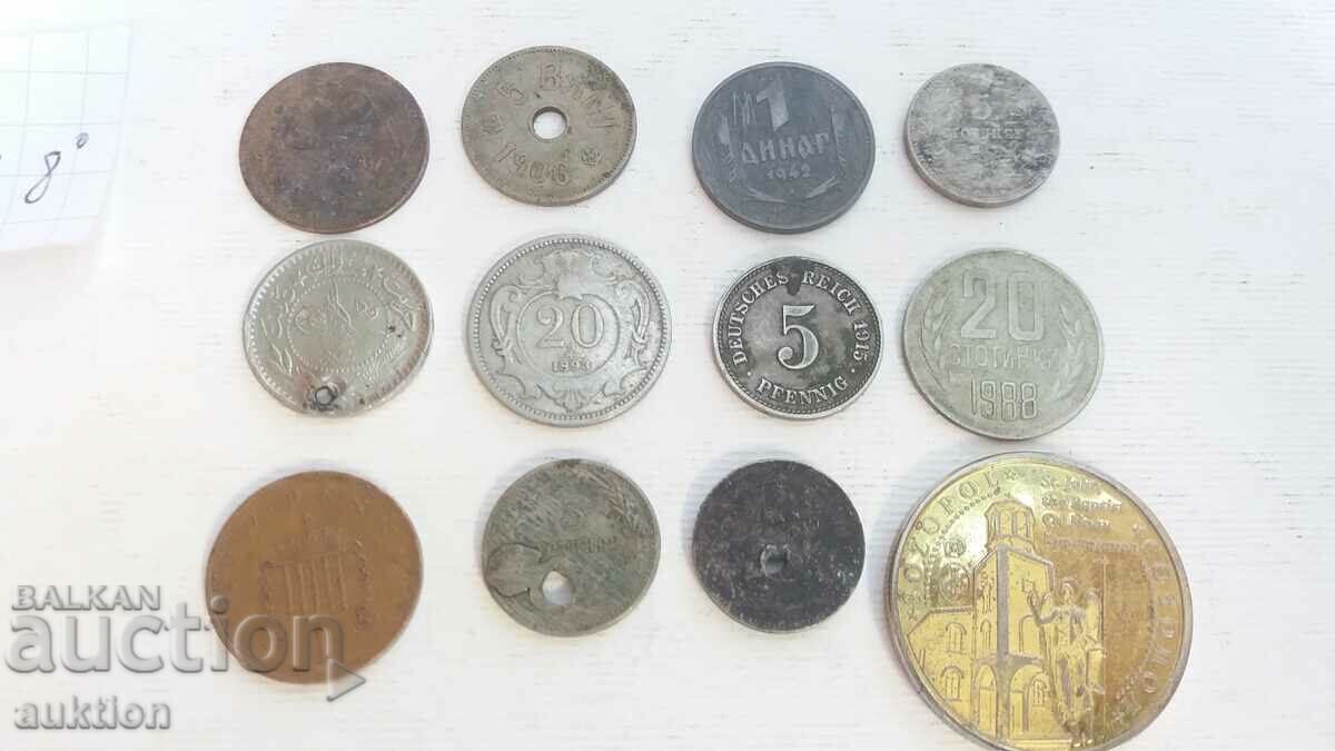 ΣΥΛΛΟΓΗ 12 ΔΙΑΦΟΡΩΝ ΝΟΜΙΣΜΑΤΩΝ με τιμή 6.99 BGN | € 3.57 ΣΥΛΛΟΓΗ 12 ΔΙΑΦΟΡΩΝ ΝΟΜΙΣΜΑΤΩΝ με τιμή 6.99 BGN | € 3.57