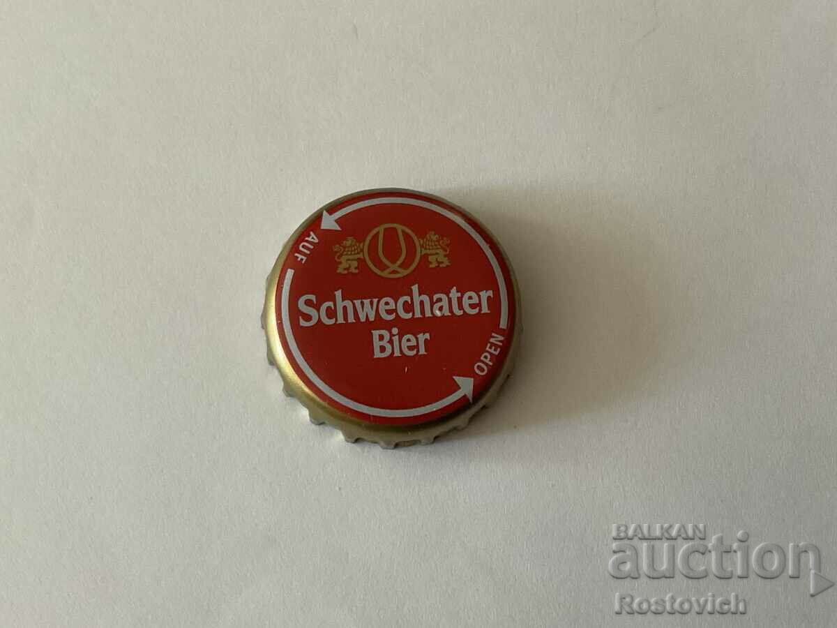 Capac de bere „Schwechater Bier”, Austria.