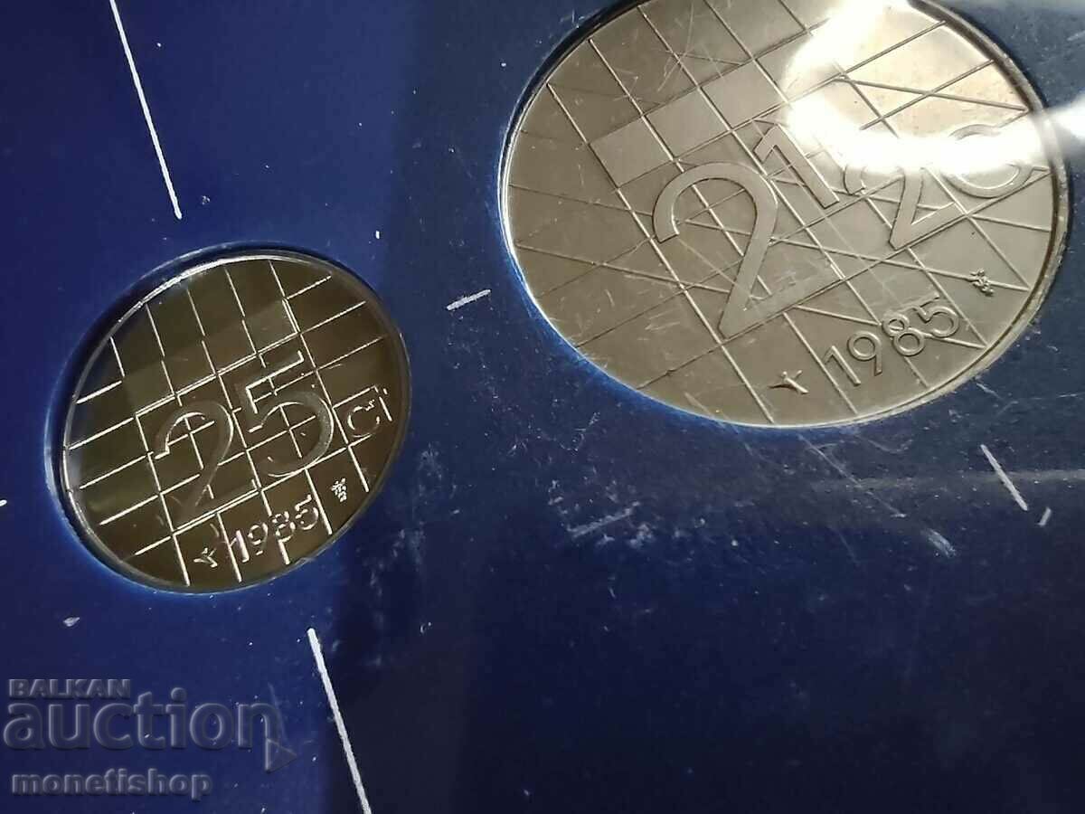 Auction Coins Netherlands Complete set 1985 Auction Coins Netherlands Complete set 1985