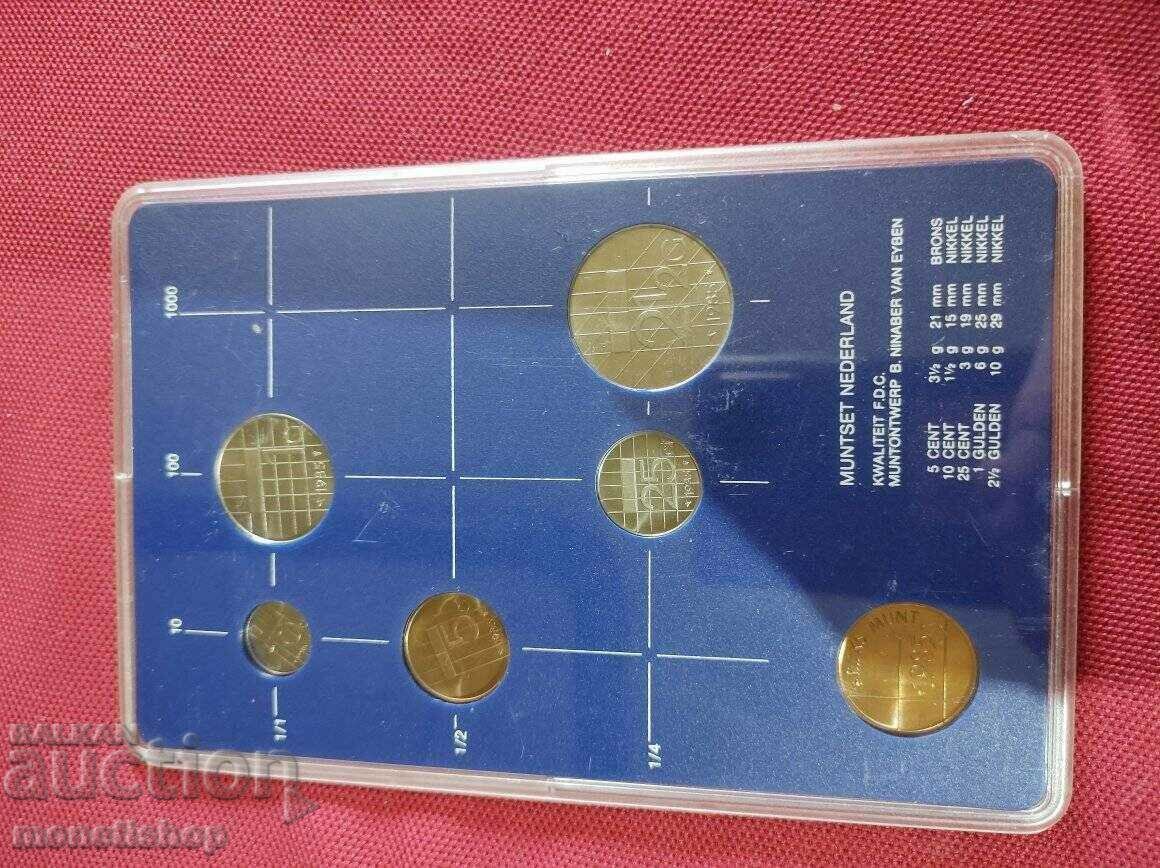 Доставка на Монети Нидерландия Пълен сет 1985г.