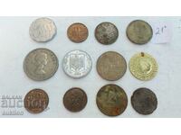 LOT OF 12 FOREIGN COINS