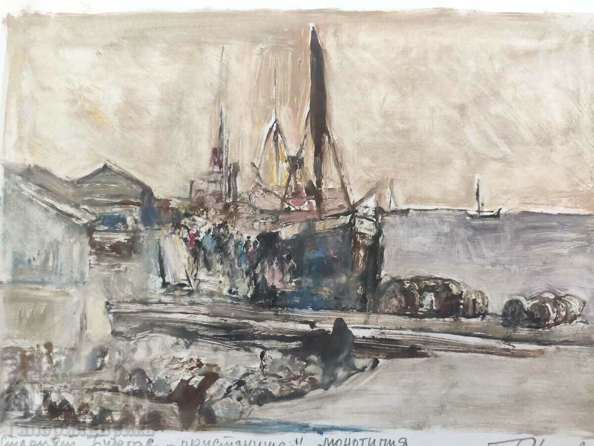 Peter Nenov το παλιό λιμάνι του Μπουργκάς