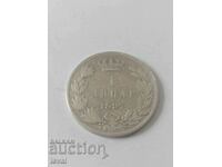 1 Dinar - Serbia - 1897