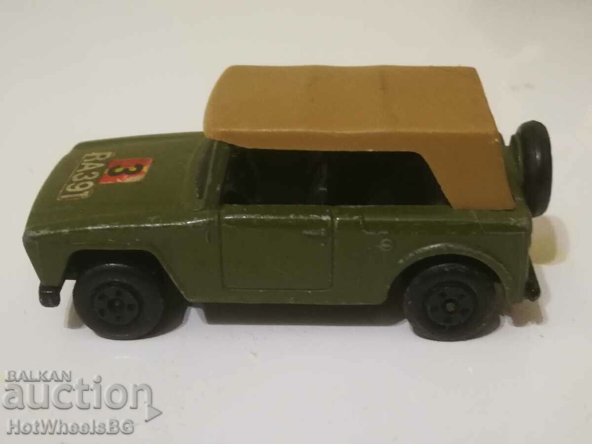 Δημοπρασία -MATCHBOX Military No-18A Field Car 1970 Δημοπρασία -MATCHBOX Military No-18A Field Car 1970