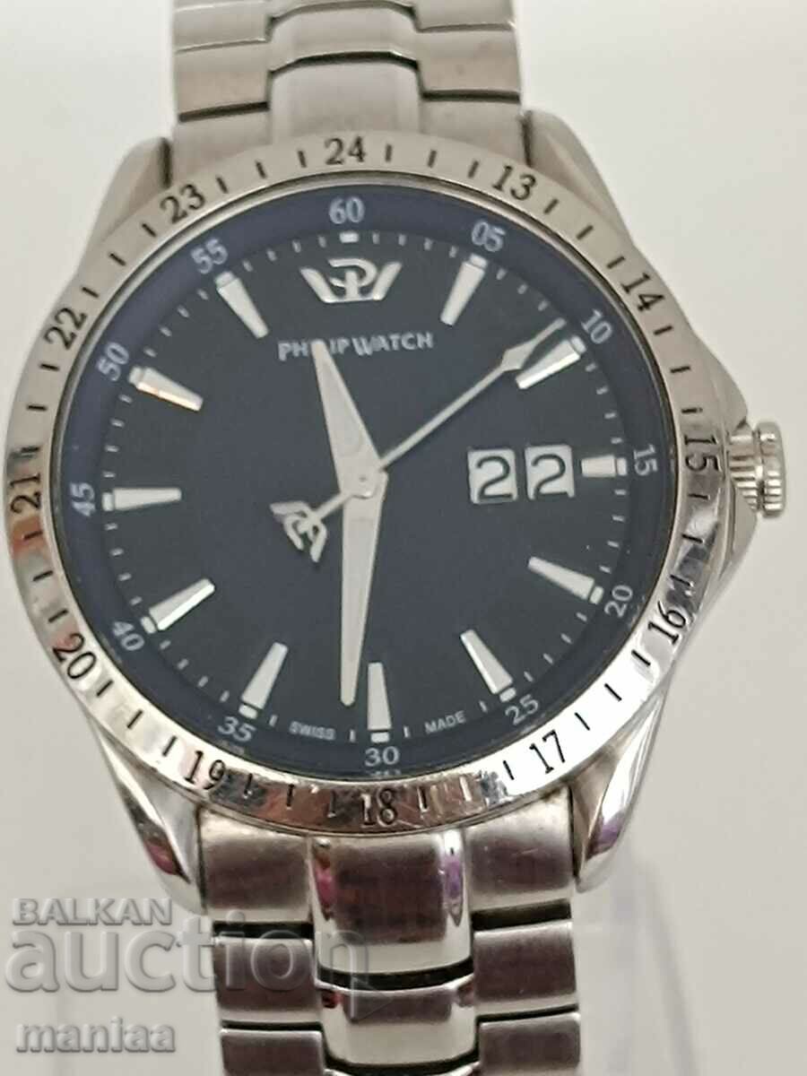 Ρολόι Philip Ελβετικό ρολόι χαλαζία με τιμή 499.00 BGN | € 255.13