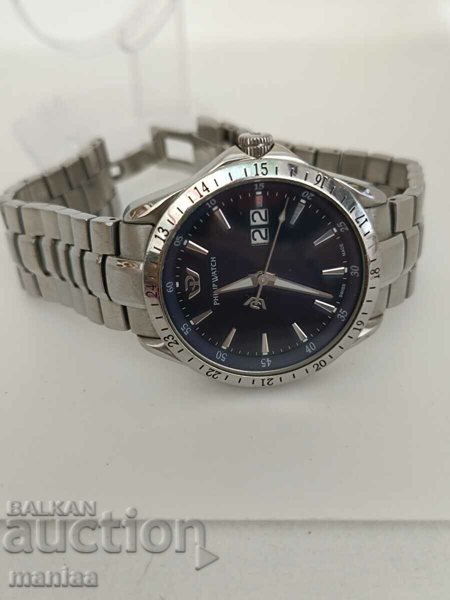 Ρολόι Philip Ελβετικό ρολόι χαλαζία - 7