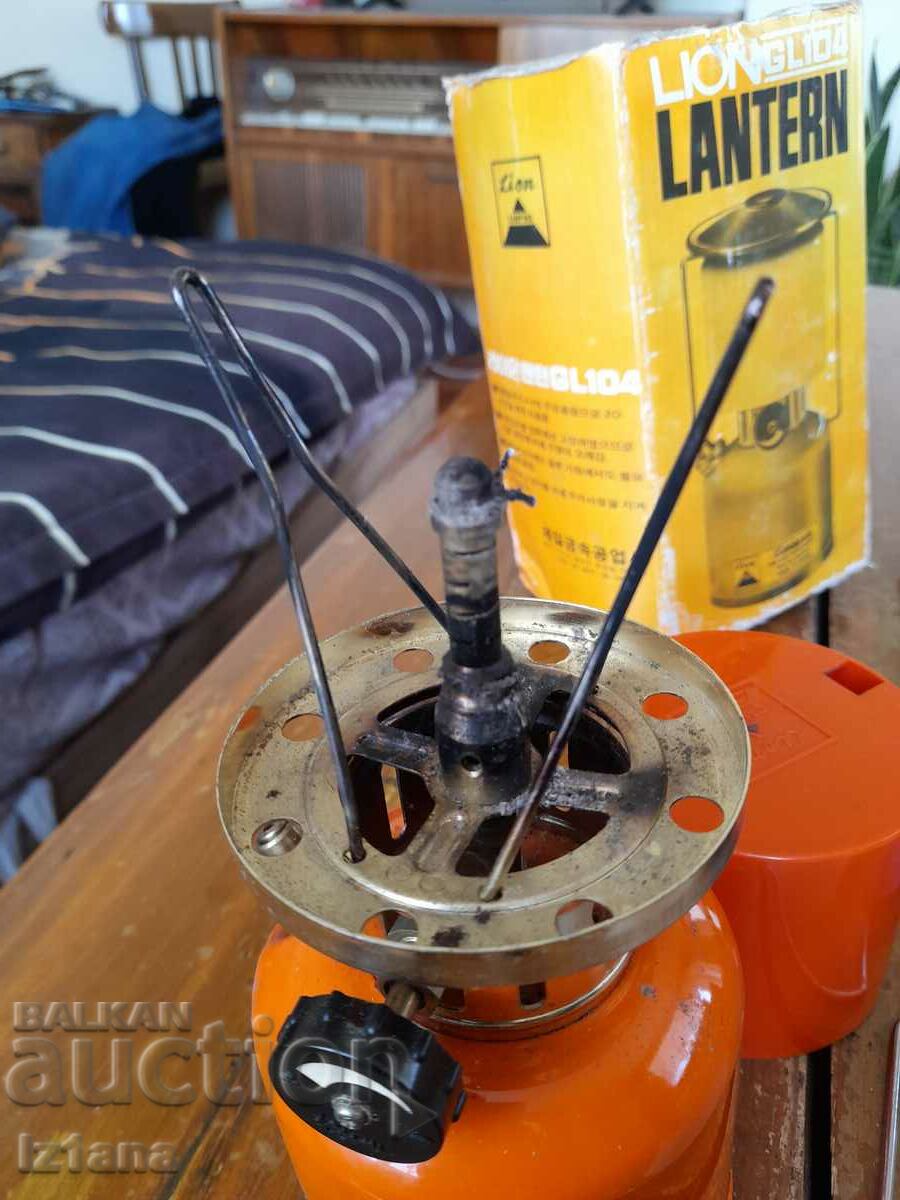 Delivery of Old Gasoline Lantern Lamp