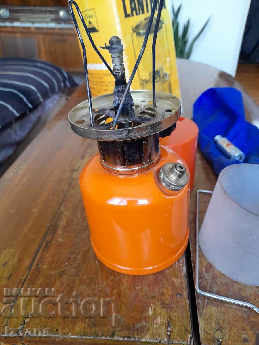 Old Gasoline Lantern Lamp - 5