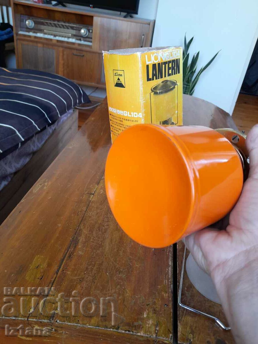 Old Gasoline Lantern Lamp - 6