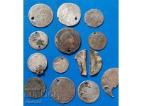 Πολλά ασημένια νομίσματα