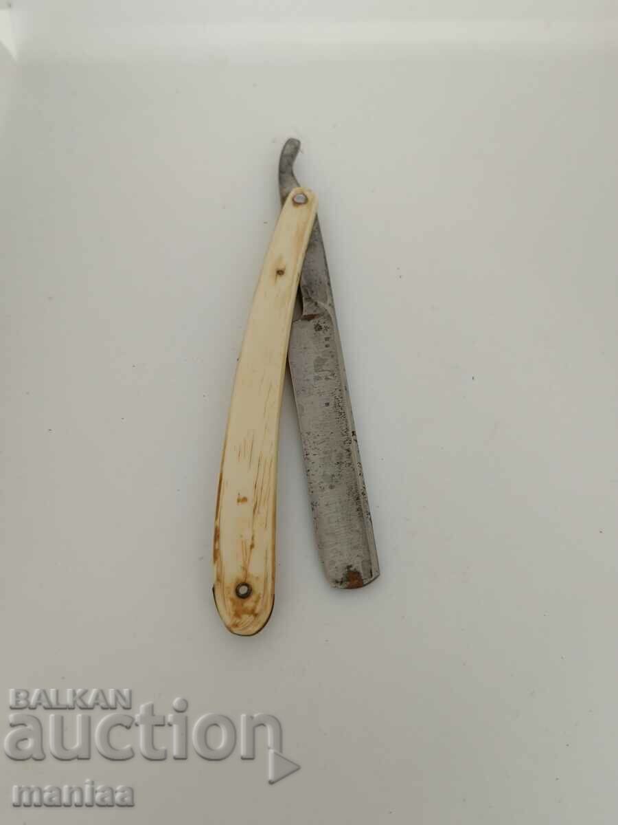 Доставка на Стар руски Бръснач в кокалена дръжка Solingen Доставка на Стар руски Бръснач в кокалена дръжка Solingen