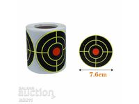 100 pcs. Self-adhesive stickers targets sticker target gun