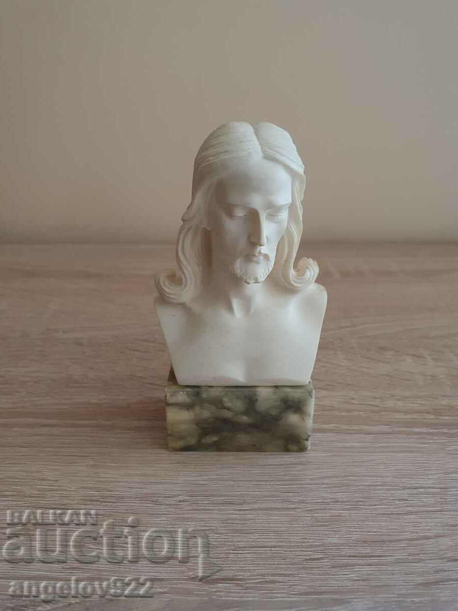 Author's figure statuette of alabaster